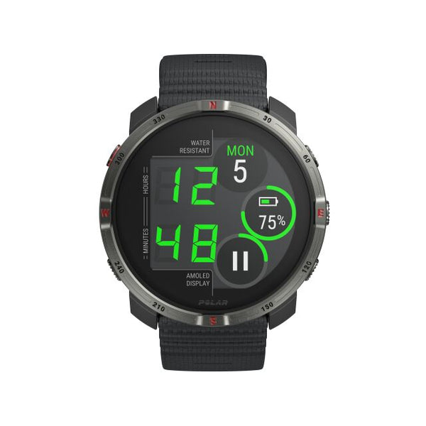 POLAR GRIT X2 BLK S-L V2